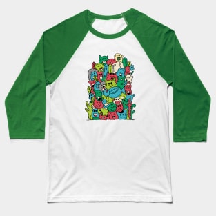 Doodle art Baseball T-Shirt